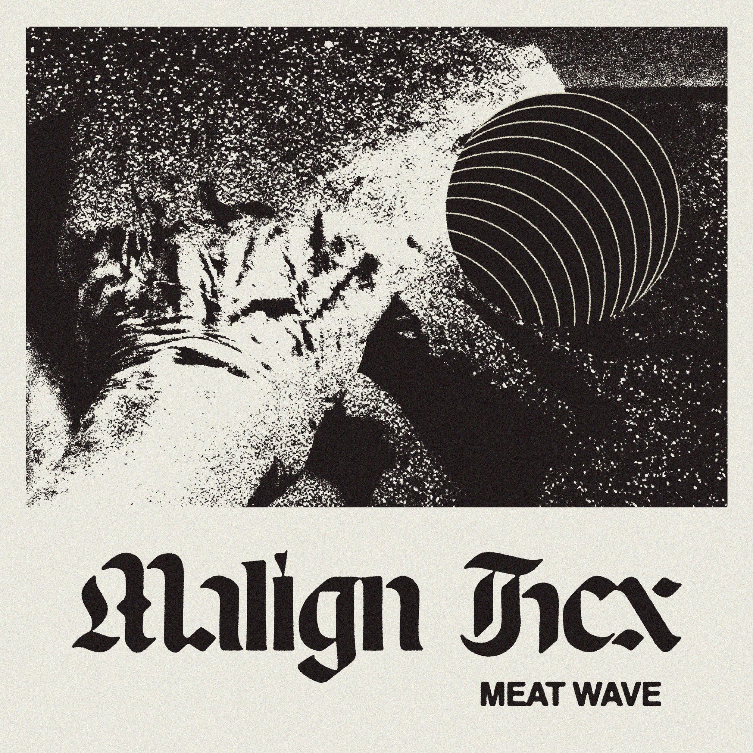 meat-wave-malign-hex-vinyle-toxic-yellow-post-punk image 1