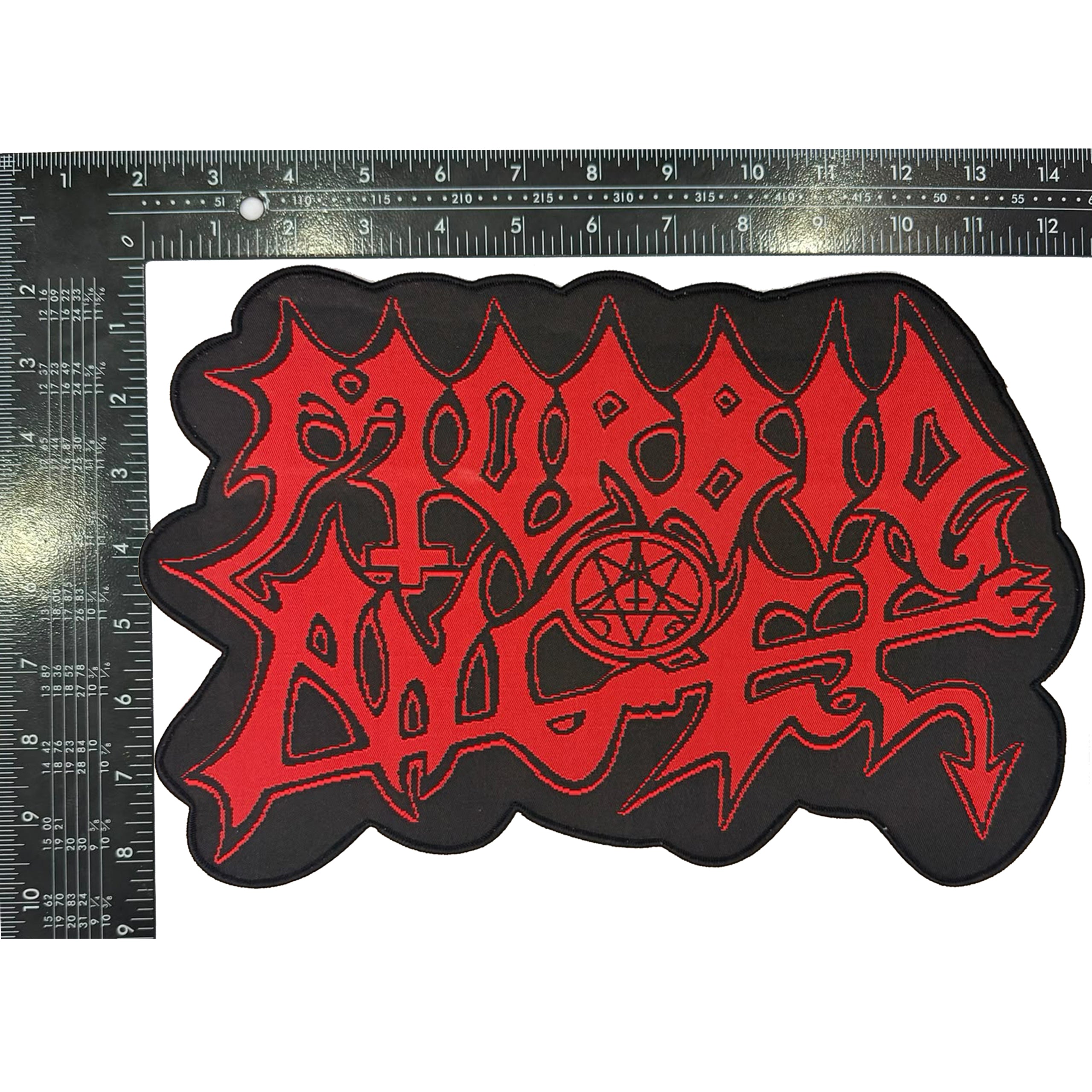 morbid-angel-logo-patch-oversize-tiss-bord-noir-30-cm image 3