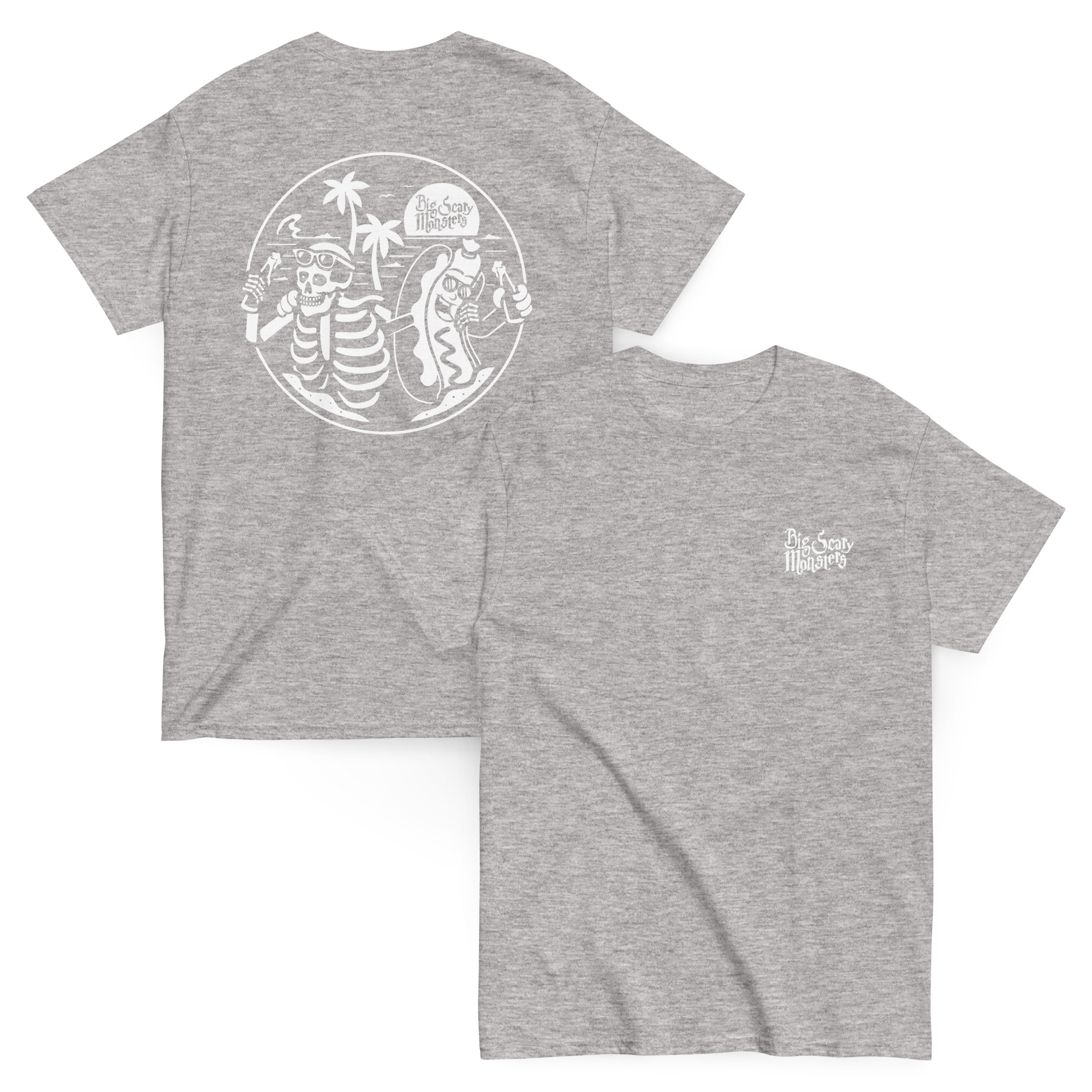 skeleton-hot-dog-t-shirt-bordeaux-coton-dos image 6