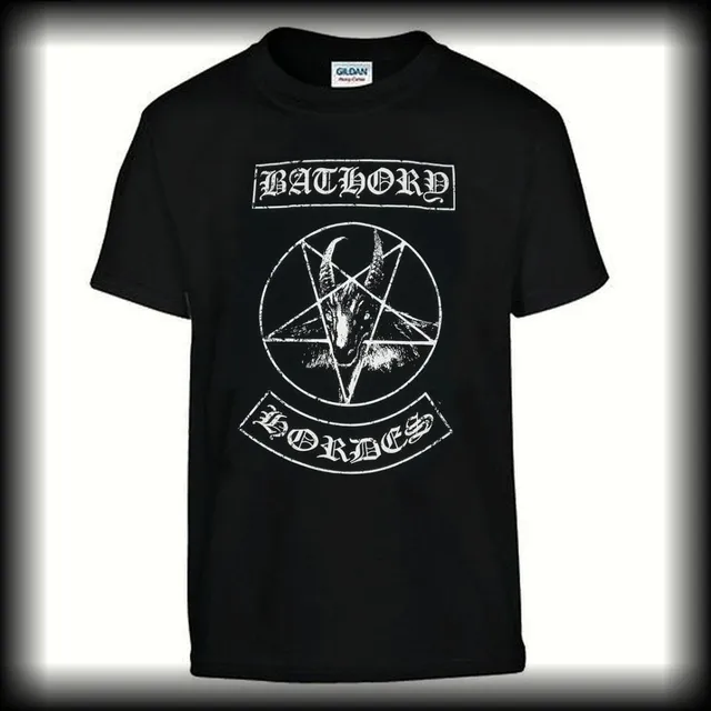 bathory-hordes-t-shirt-metal-noir-taille-l-coton image 1