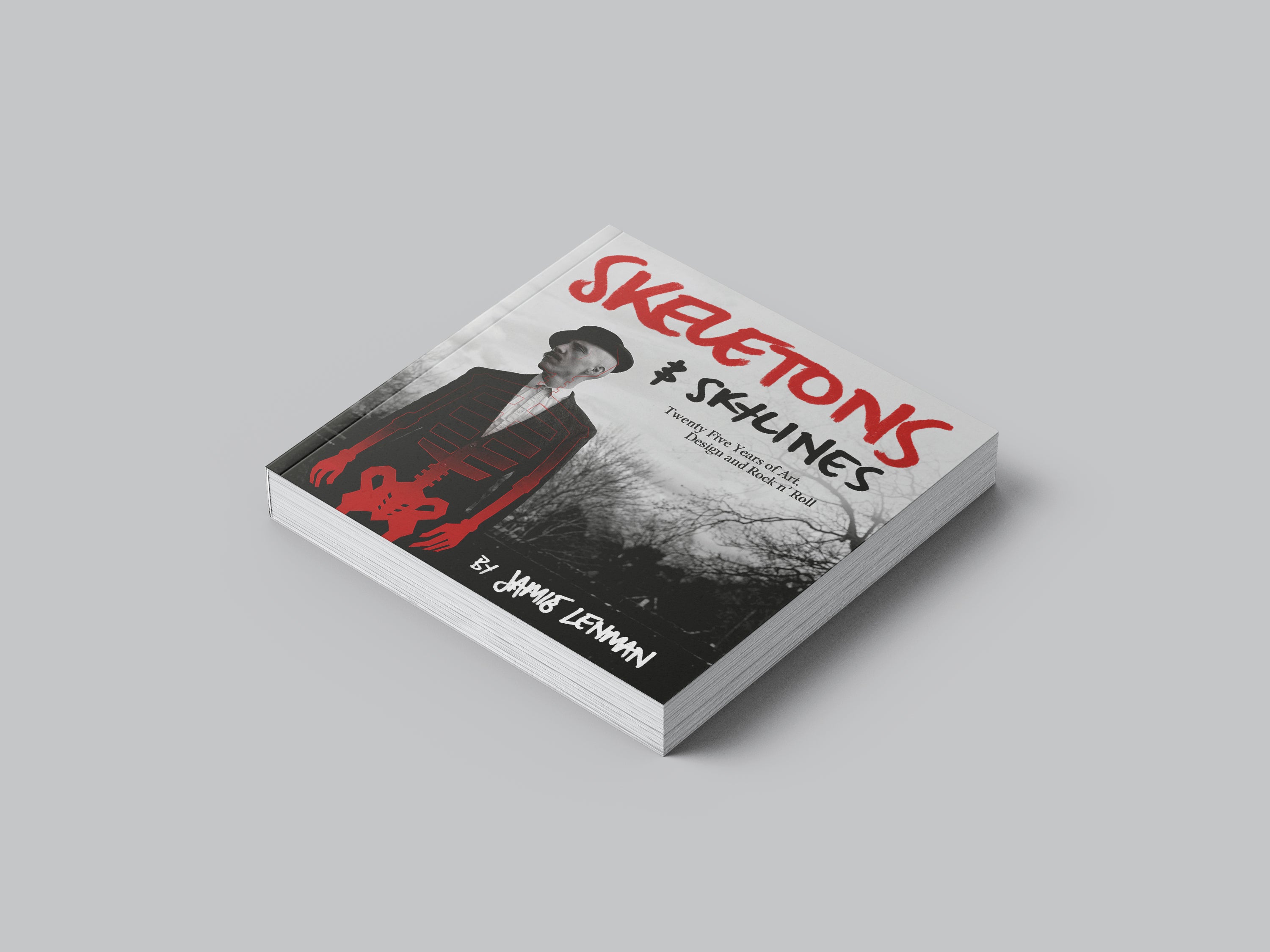 jamie-lenman-skeletons-skylines-livre-sign-fan-club-art-rock image 2