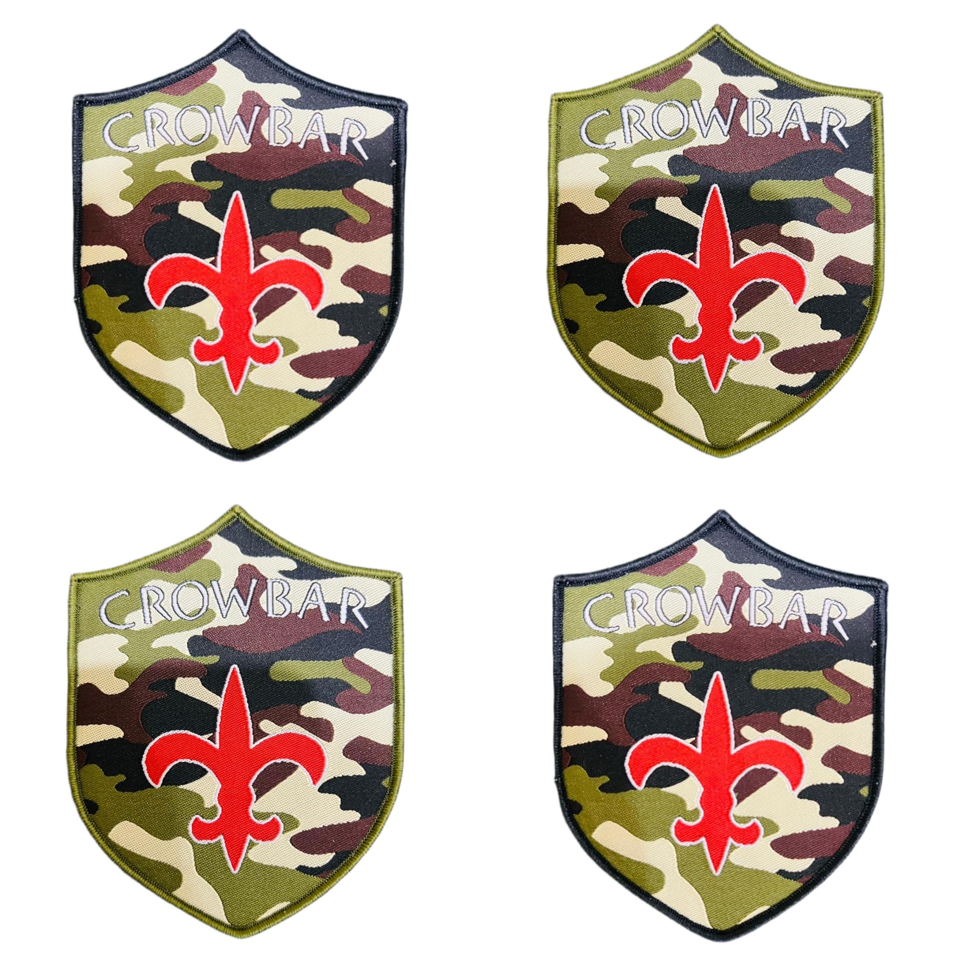 crowbar-fleur-de-lis-patch-tiss-camo-vert-sludge image 1