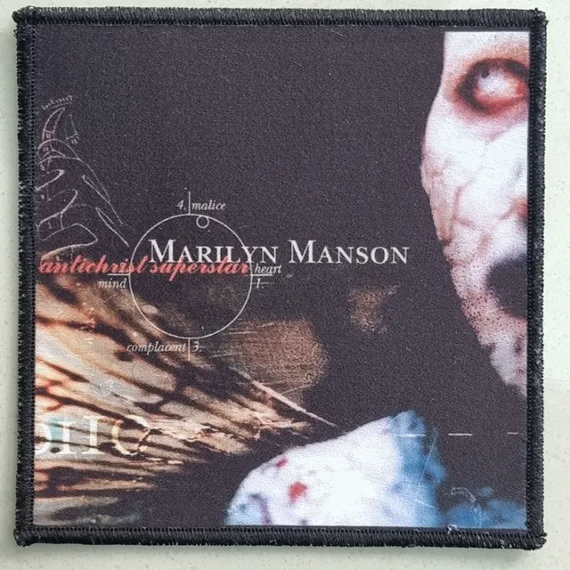 marilyn-manson-antichrist-superstar-patch-petit-logo-rock image 1
