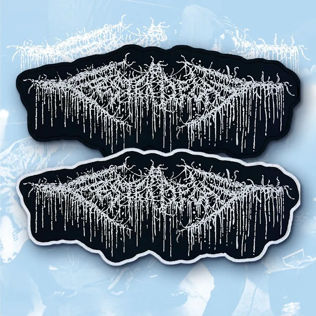 783punx-festerdecay-logo-patch-tiss-xxl-dos-noir-30-cm image 1