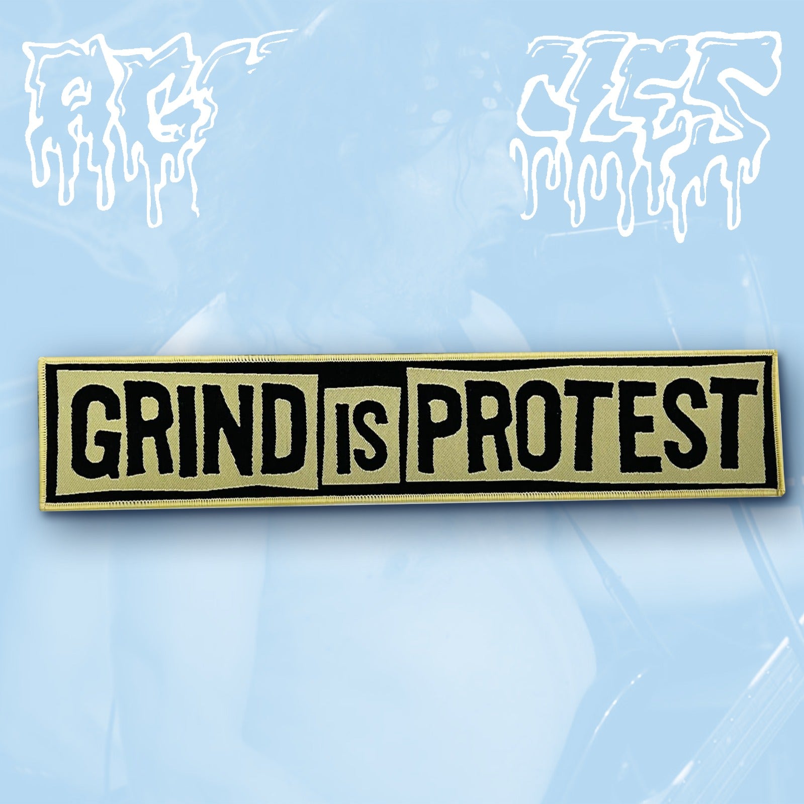 agathocles-grind-is-protest-cusson-tiss-oversize-bordure-olive image 2