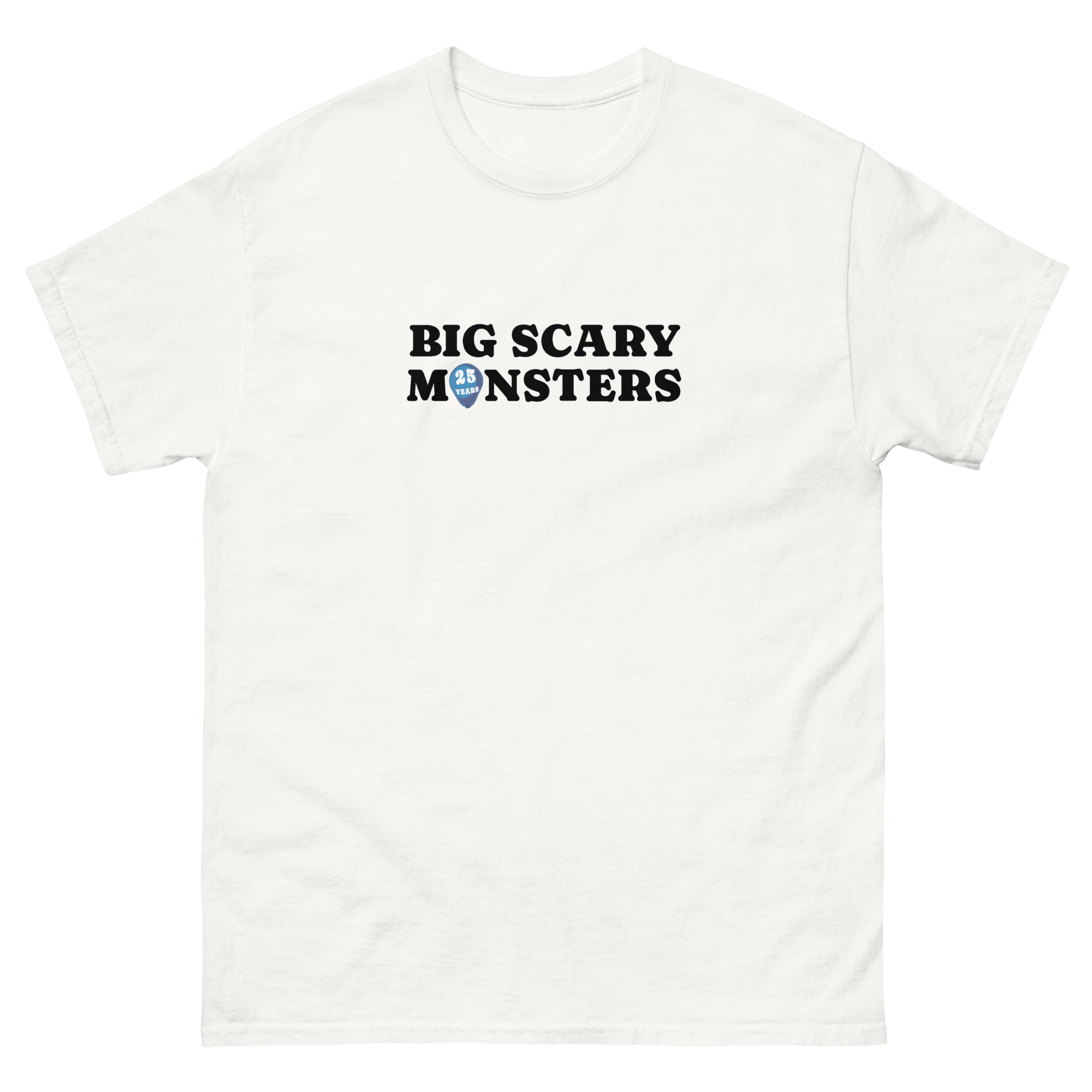 big-scary-monsters-25th-birthday-t-shirt-noir-coton image 1