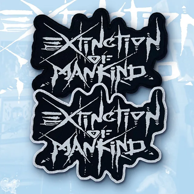 783punx-small-patch-extinction-of-mankind-logo-bordure-noire image 1