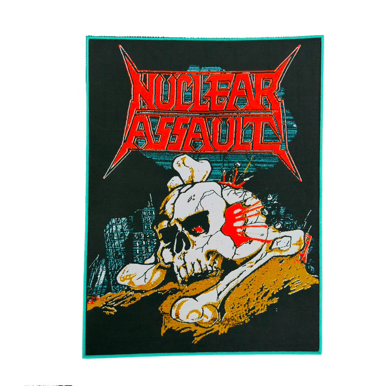783punx-backpatch-nuclear-assault-handle-with-care-cusson-dos-marron image 4