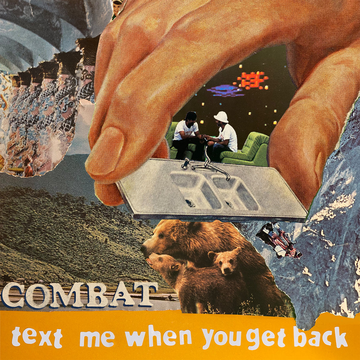 counter-intuitive-combat-text-me-when-you-get-back-vinyle-orange image 1