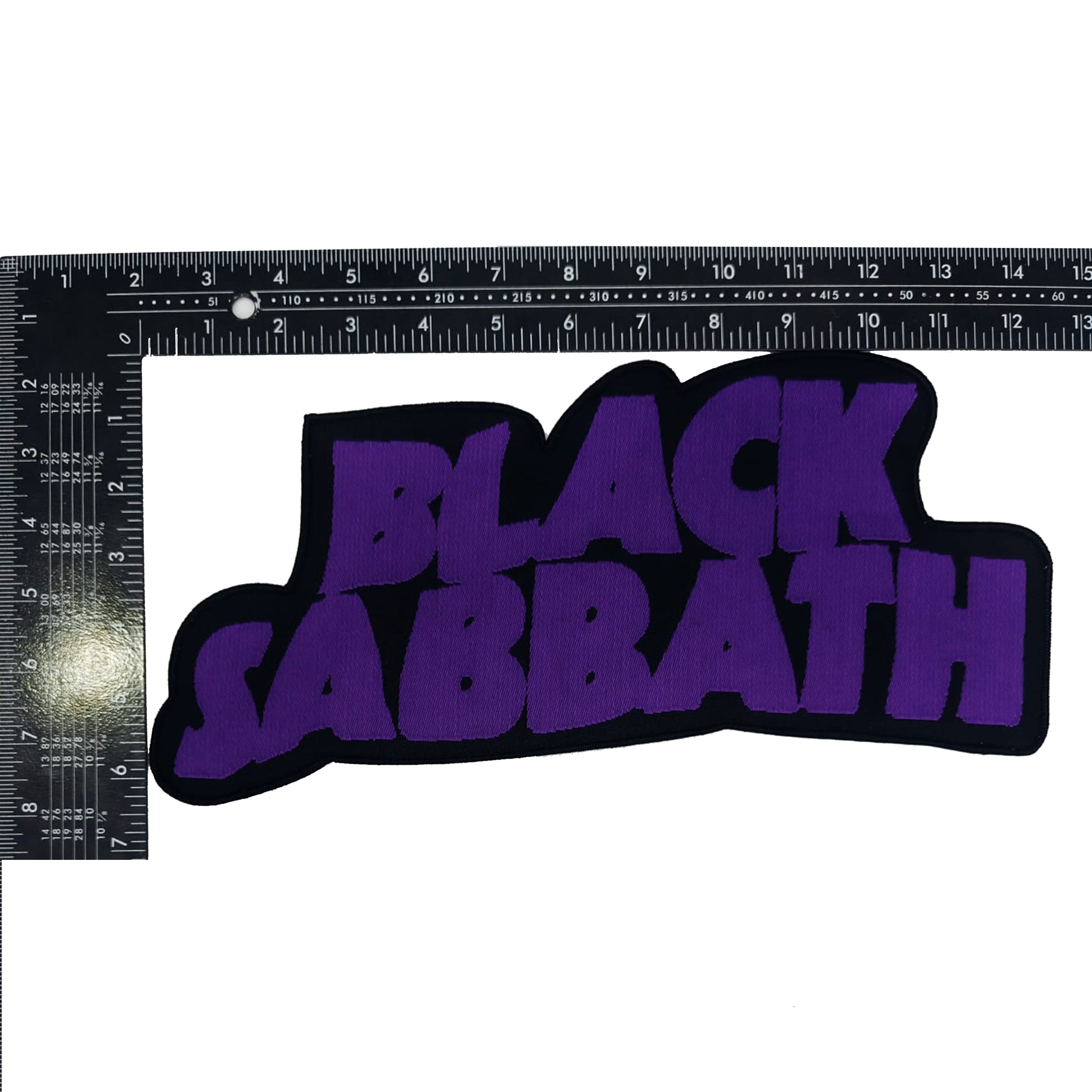 783punx-oversized-patch-black-sabbath-logo-bordure-noire image 3
