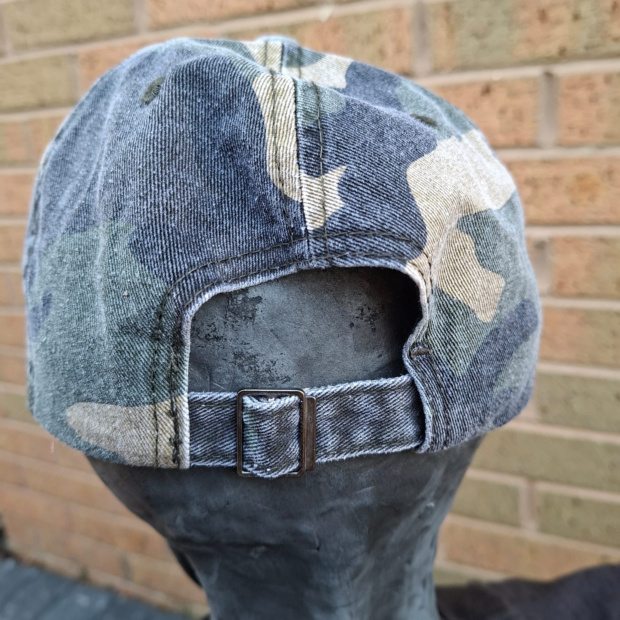 blood-incantation-casquette-dad-cap-camo-logo-orange image 5