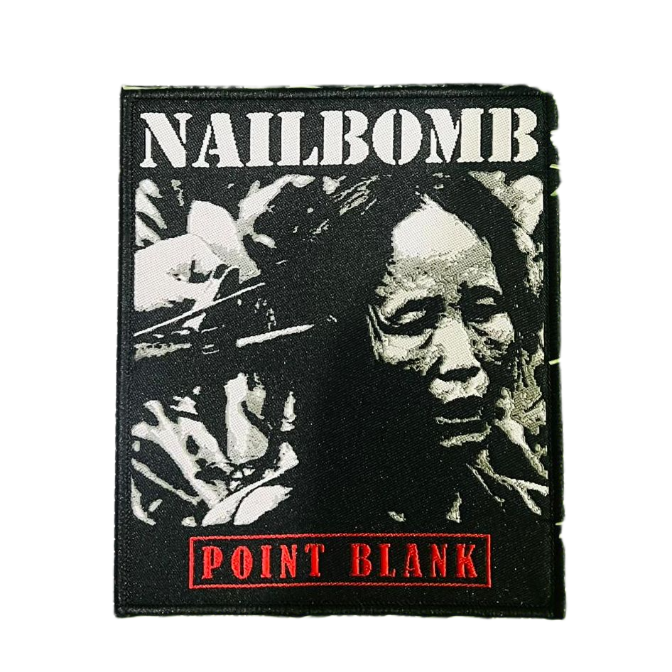 783punx-small-patch-nailbomb-point-blank-tiss-bordure-rouge image 6