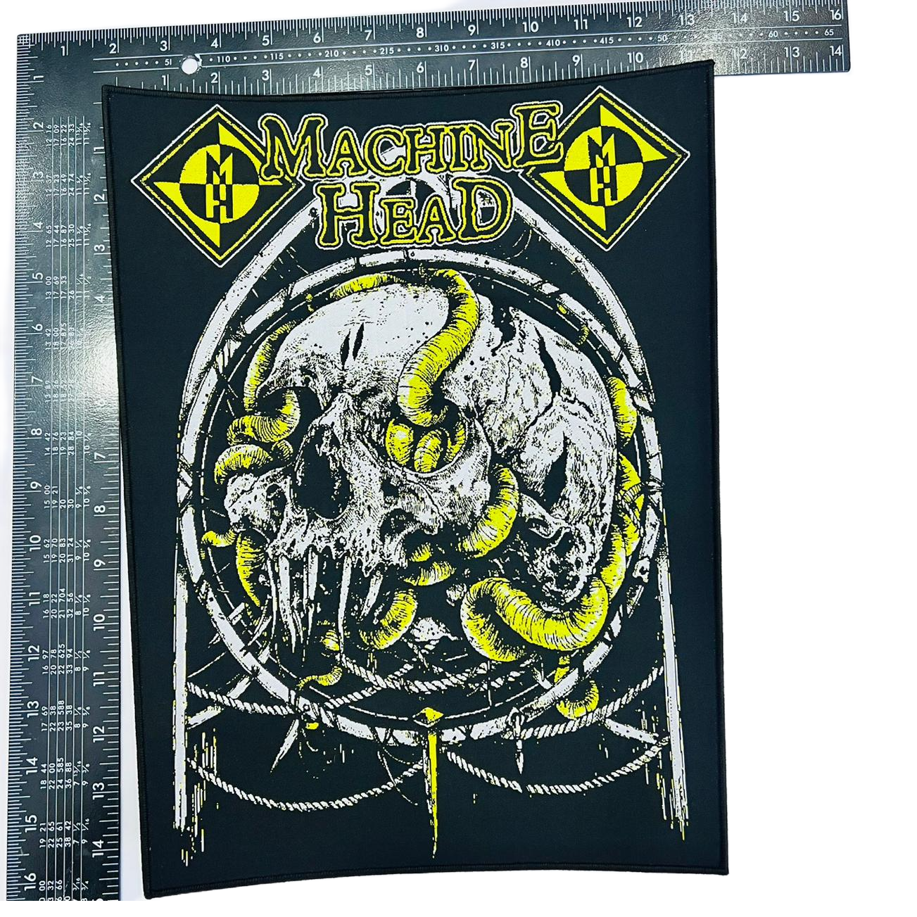 machine-head-rotten-backpatch-tiss-bordure-noire image 3