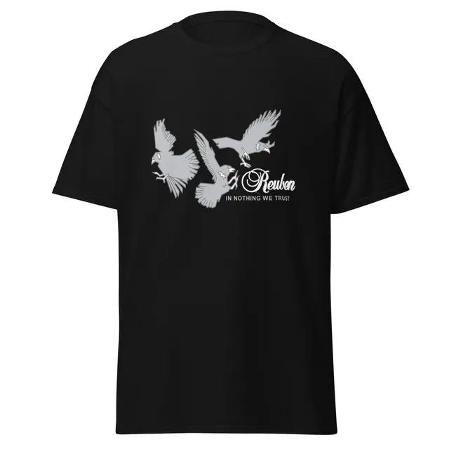 reuben-in-nothing-we-trust-t-shirt-noir-coton-taille-l image 1