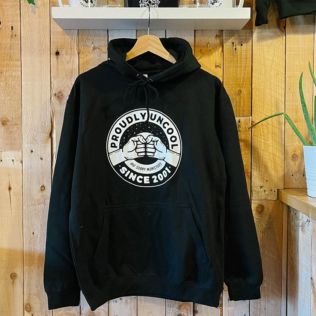 proudly-uncool-hoodie-sweat-capuche-noir-taille-l image 7