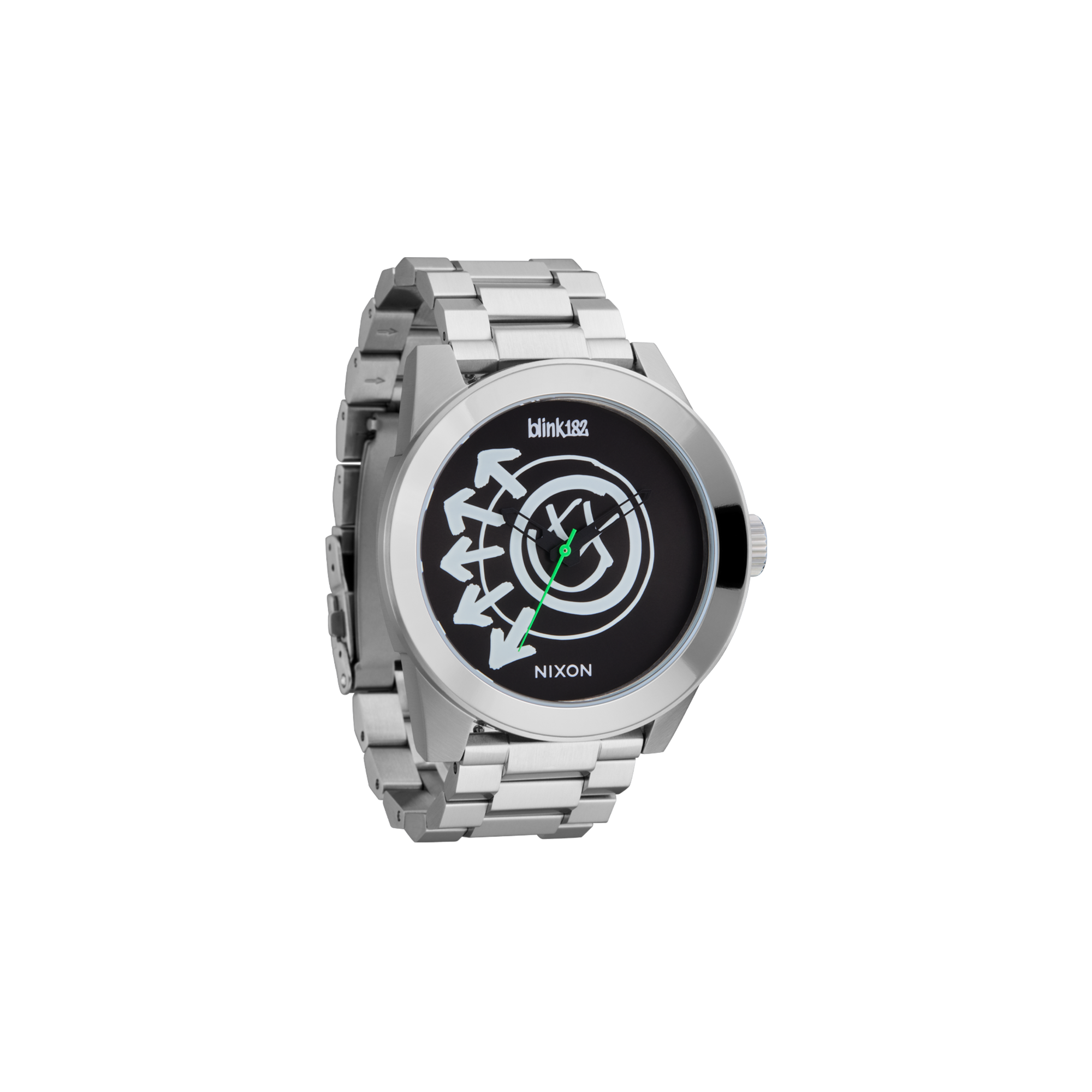 blink-182-nixon-smiley-corporal-montre-acier-48mm image 2