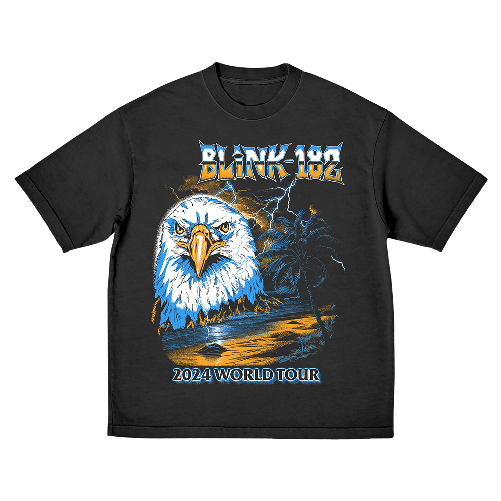 blink-182-eagle-tour-t-shirt-noir-t-shirt-tourn-e image 1