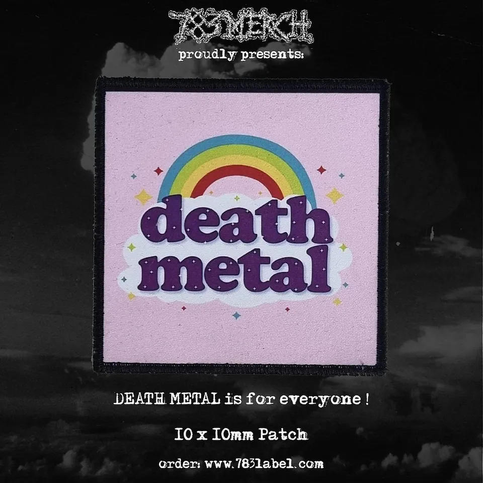 783punx-death-metal-rainbow-patch-e-cusson-a-coudre-petit image 1