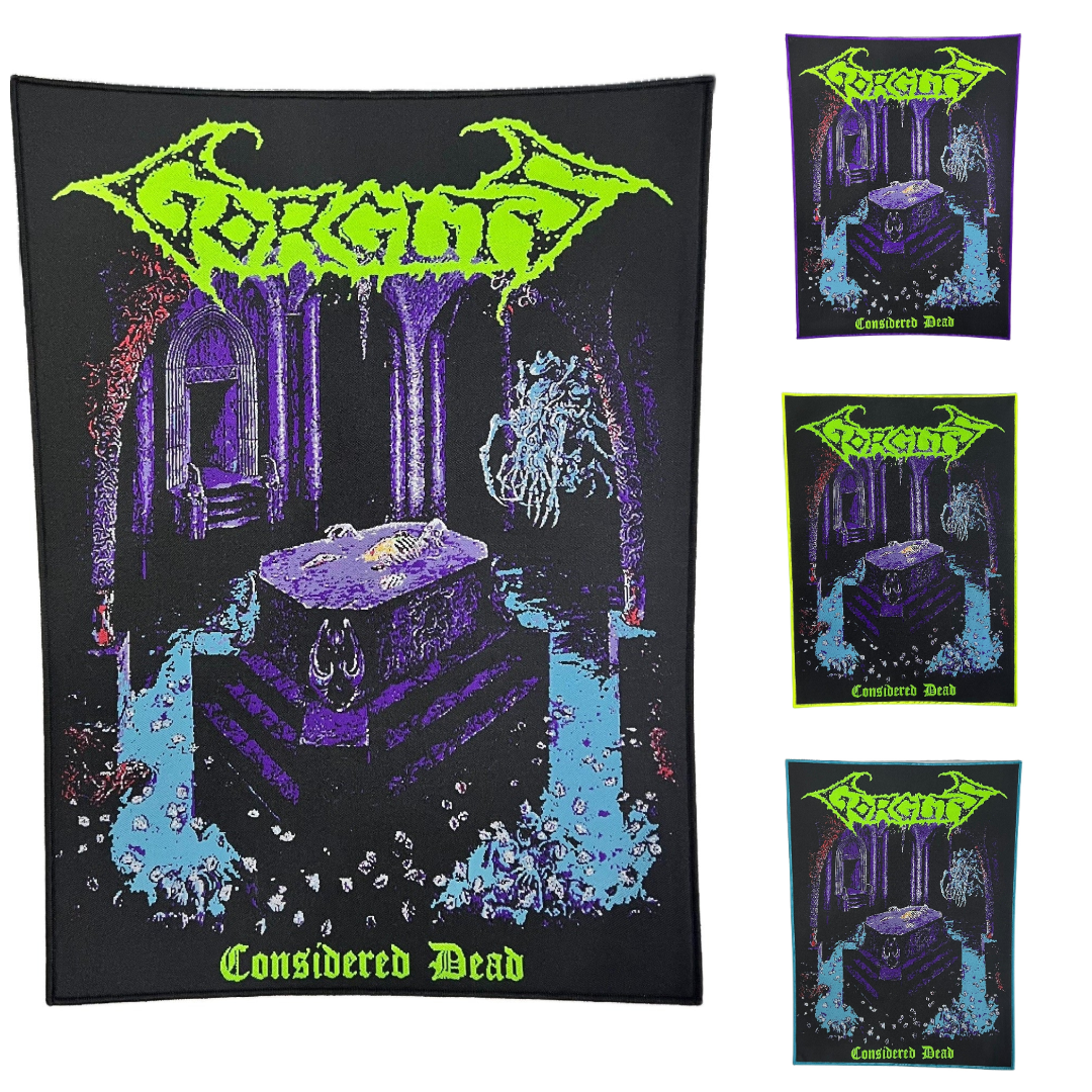 gorguts-considered-dead-backpatch-tiss-dos-bord-noir image 1