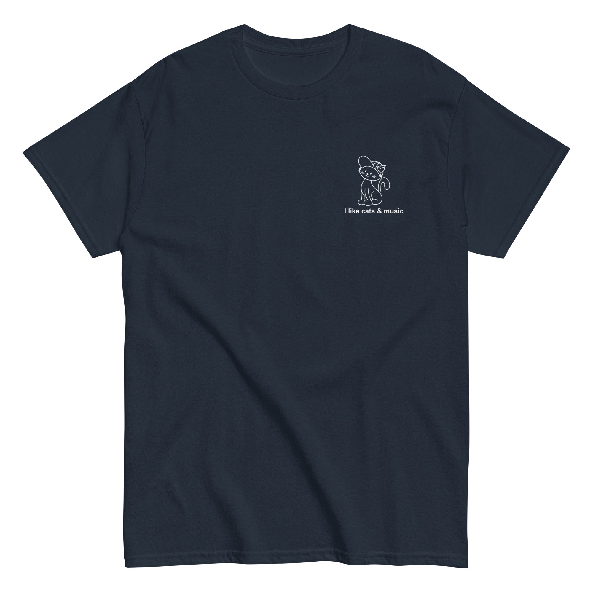 i-like-cats-music-t-shirt-noir-taille-m image 7
