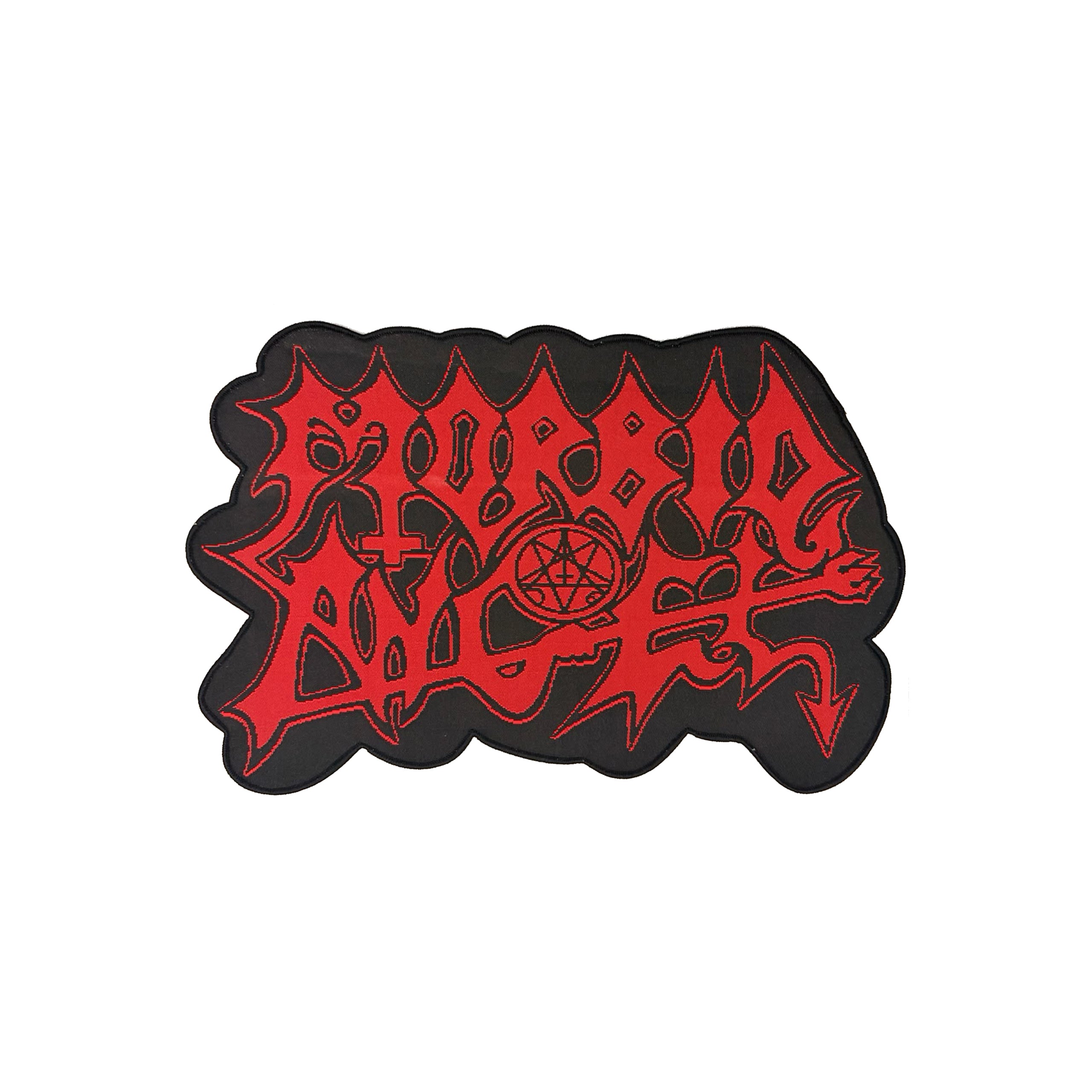 morbid-angel-logo-patch-oversize-tiss-bord-noir-30-cm image 2