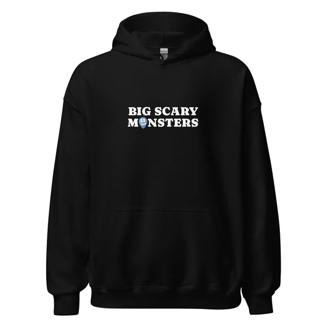big-scary-monsters-bsm-25-ans-sweat-capuche-noir-m image 1