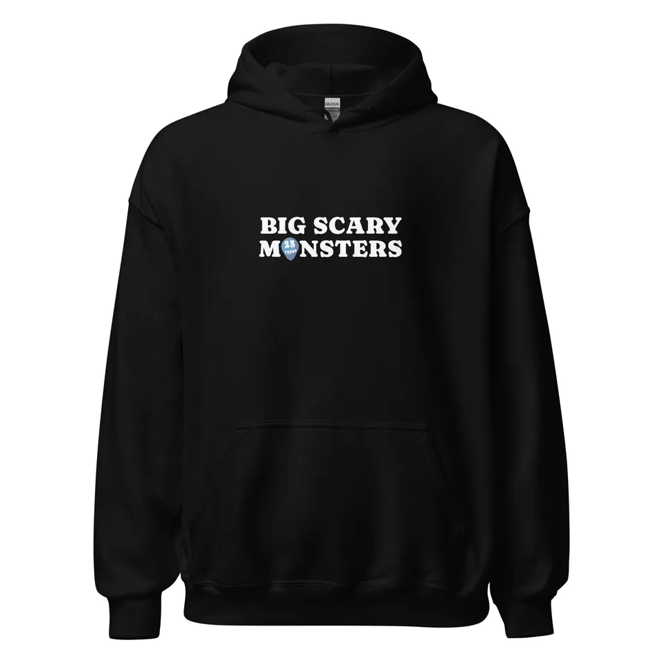 big-scary-monsters-bsm-25-ans-sweat-capuche-noir-m image 1