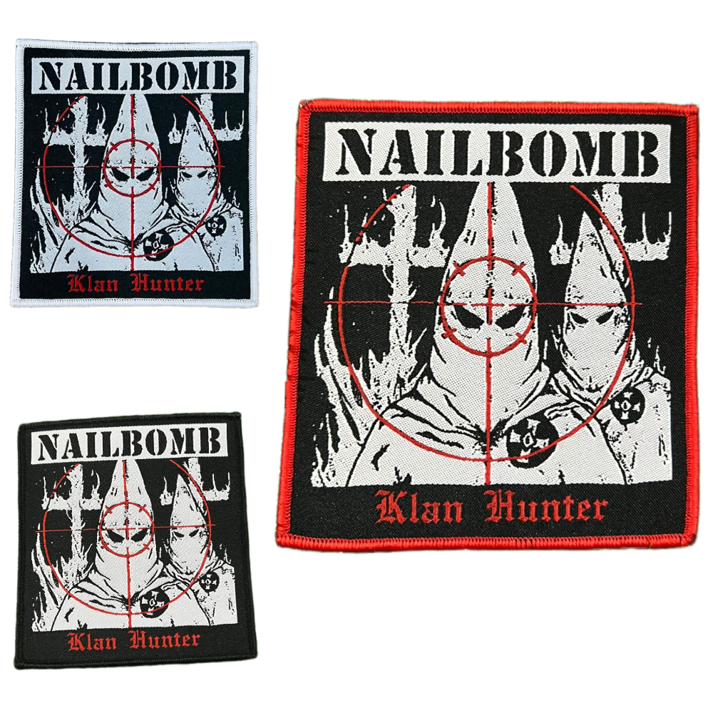 nailbomb-klan-hunter-patch-thermocollant-bordure-noire image 1