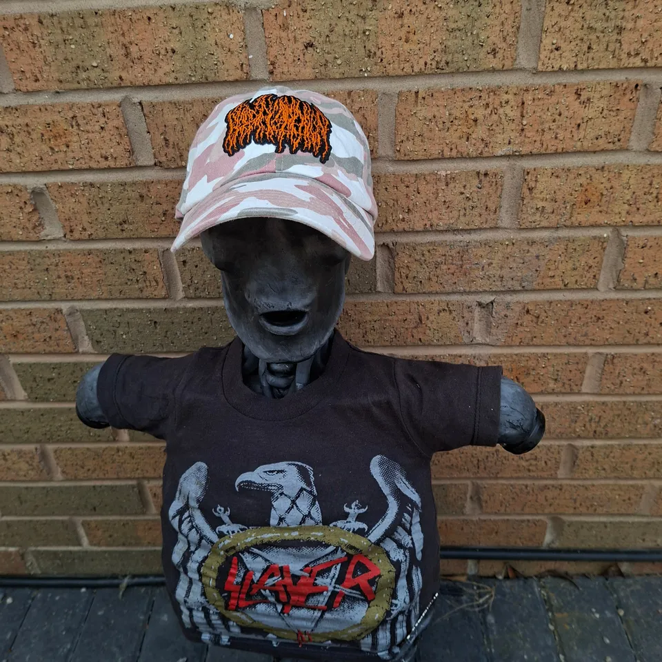 blood-incantation-logo-casquette-dad-cap-camo-rose image 1