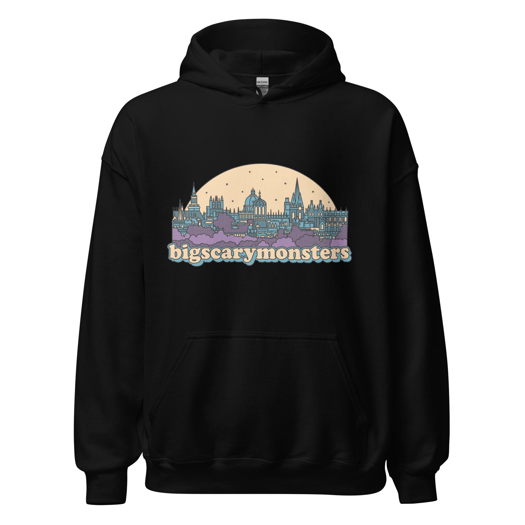 bsm-city-hoodie-sweat-capuche-coton-noir-taille-m image 1