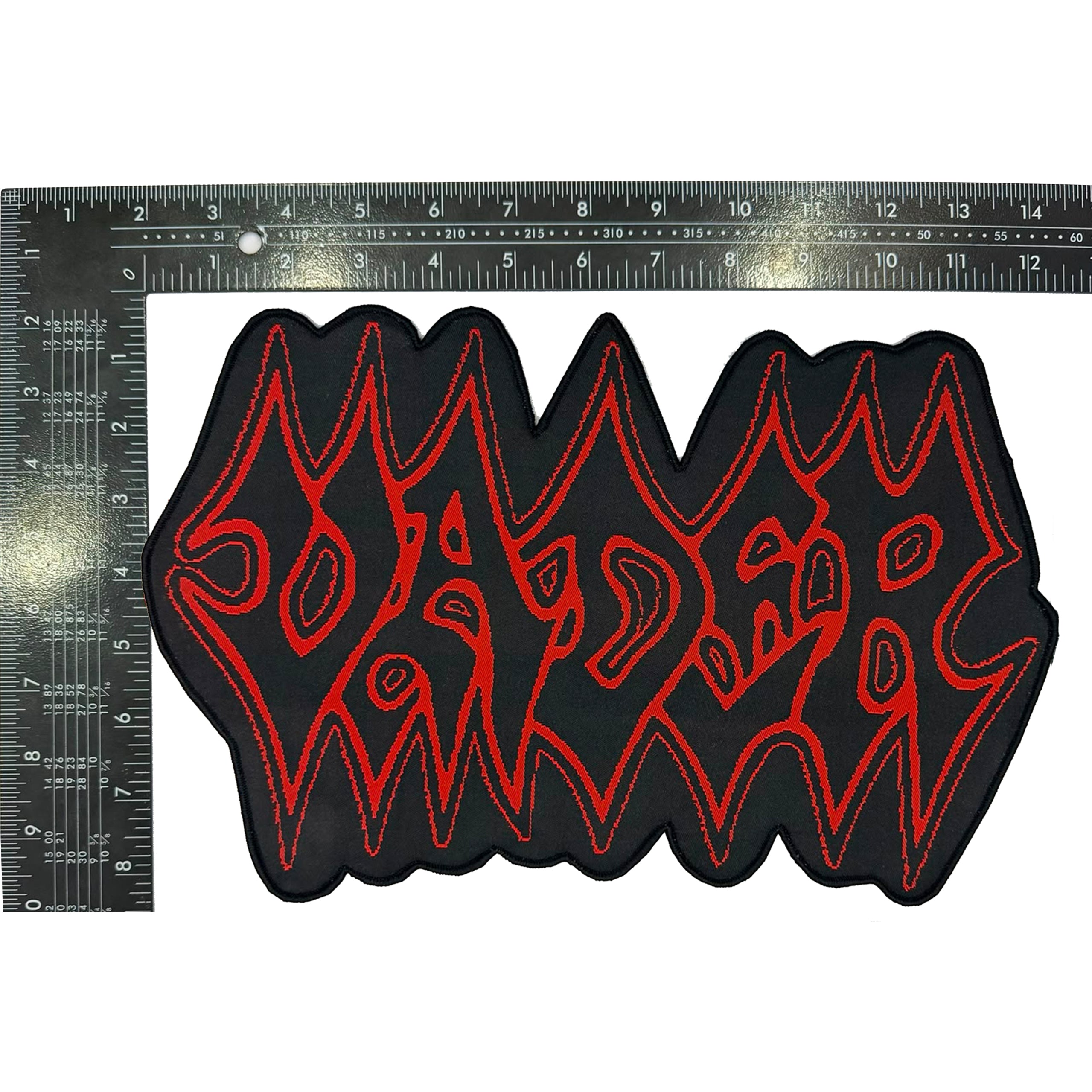 783punx-oversized-patch-vader-logo-bordure-noire image 3
