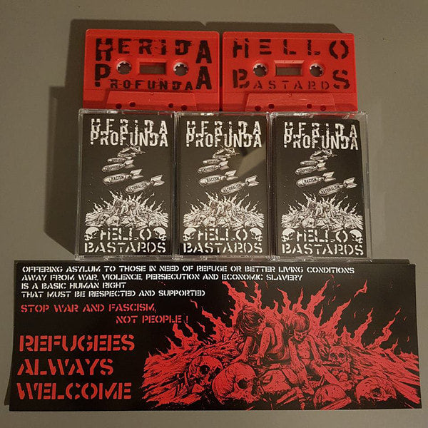 herida-profunda-hello-bastards-split-cassette-rouge image 2