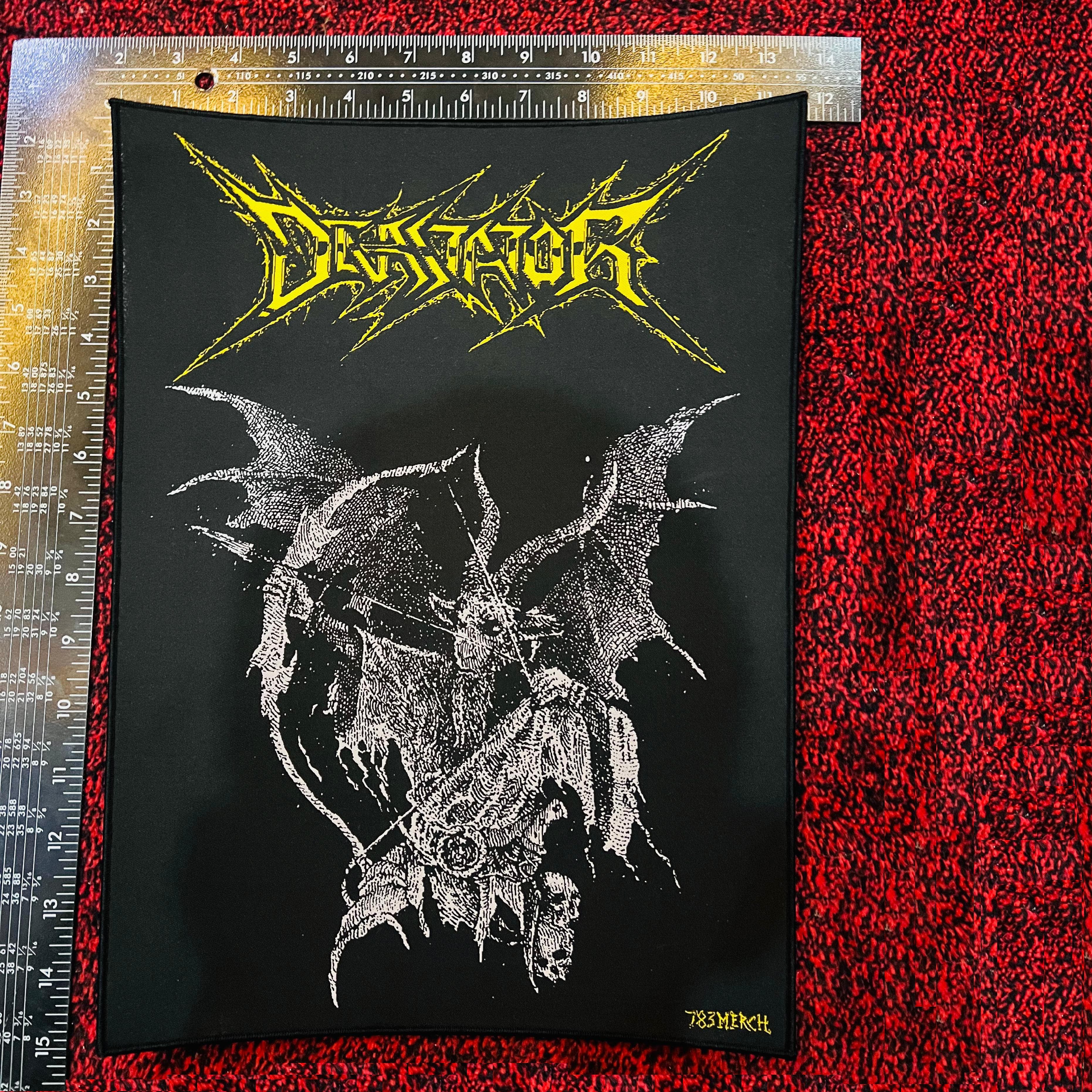 devastator-fallen-angel-backpatch-tiss-bord-noir image 3