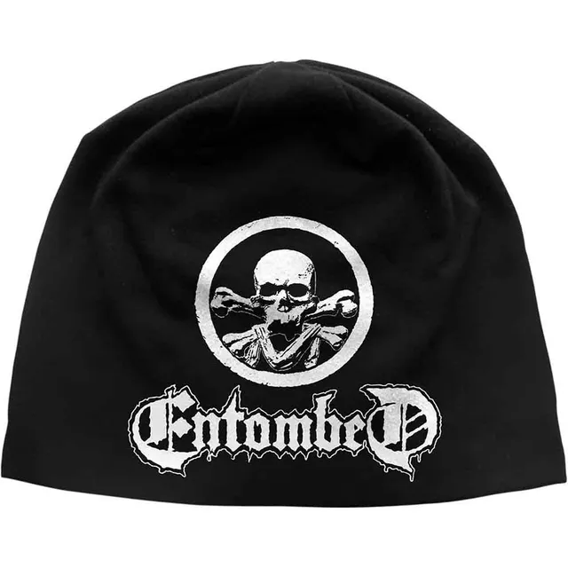 entombed-skull-bonnet-beanie-noir-officiel-imprim image 1