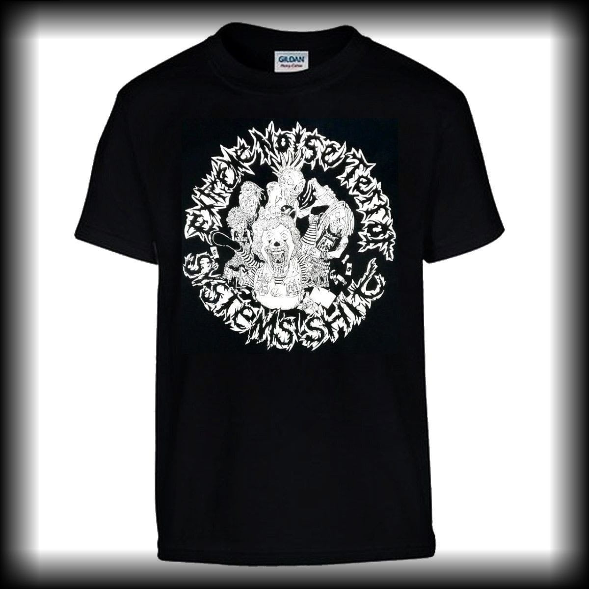 extreme-noise-terror-systems-shit-t-shirt-noir-taille-l image 1