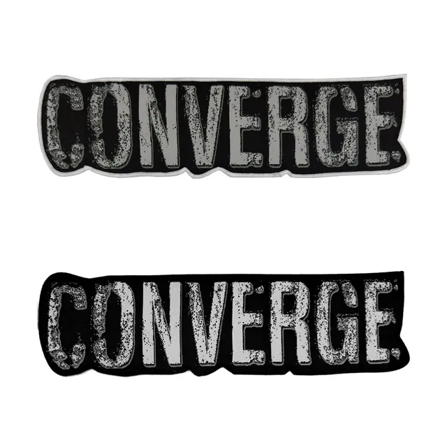 converge-logo-patch-tiss-oversized-bordure-noire-30-cm image 1