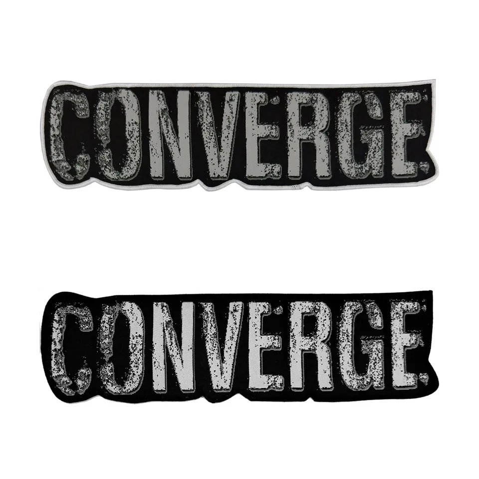 converge-logo-patch-tiss-oversized-bordure-noire-30-cm image 1