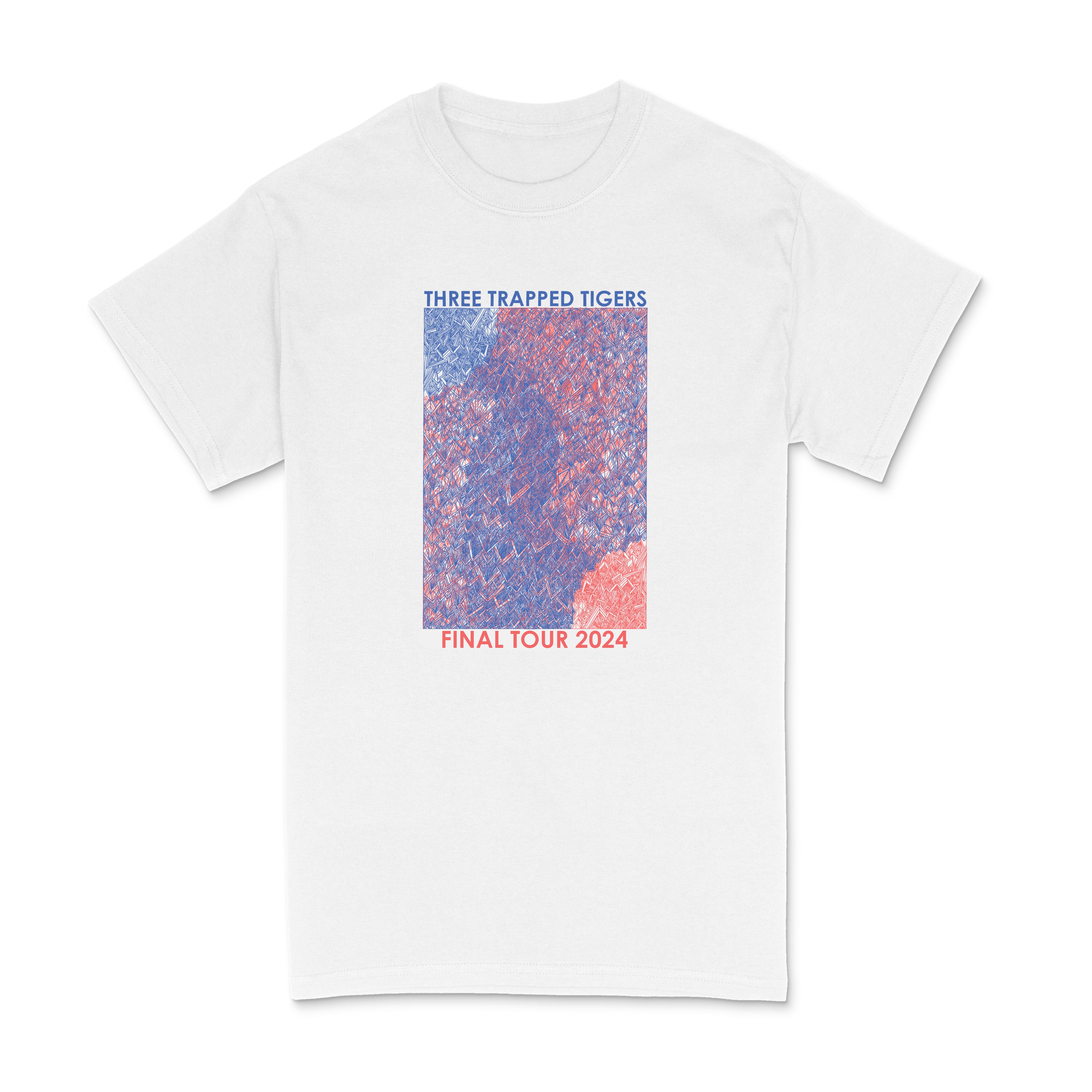 big-scary-monsters-three-trapped-tigers-t-shirt-blanc image 1