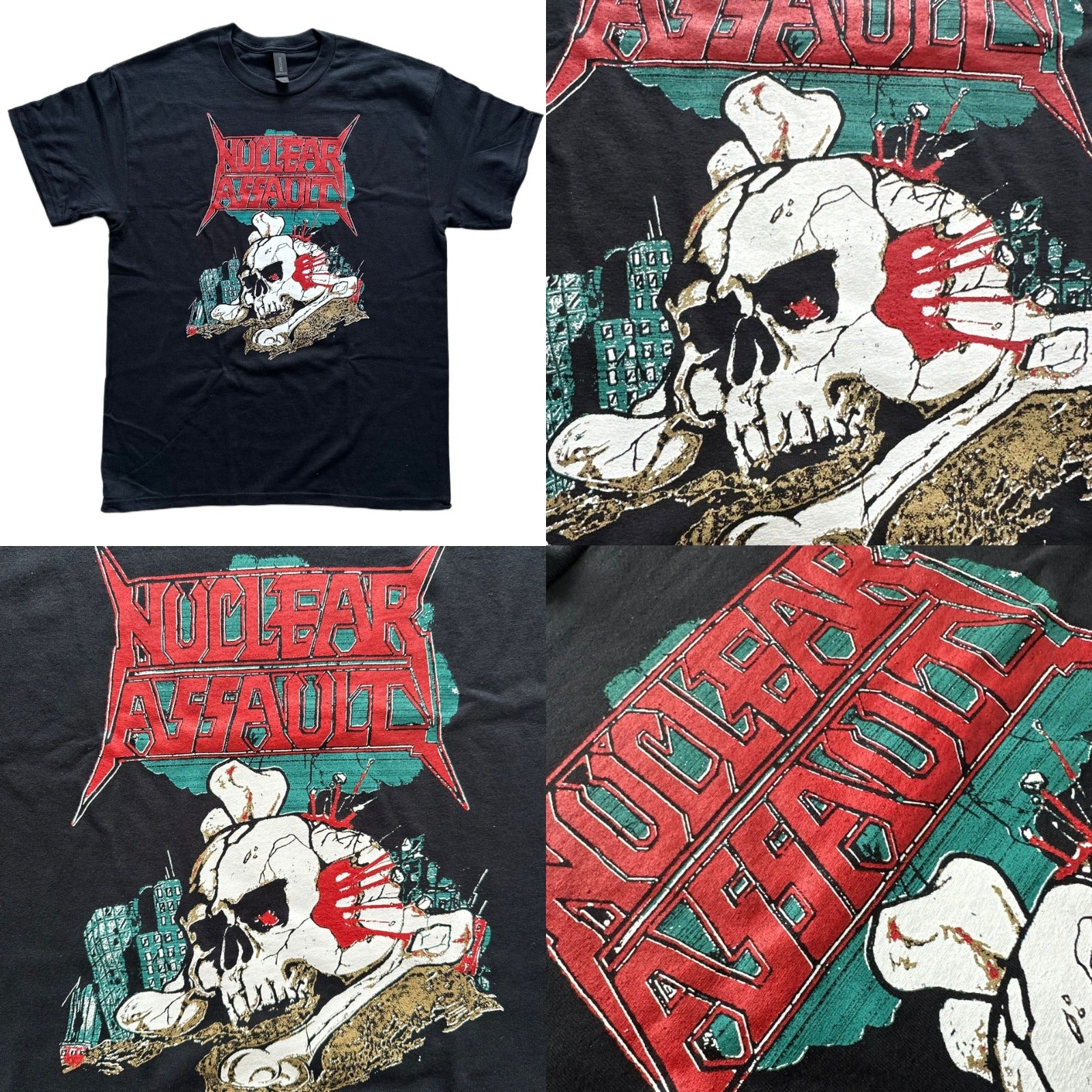 nuclear-assault-handle-with-care-t-shirt-1991-japan-tour image 2
