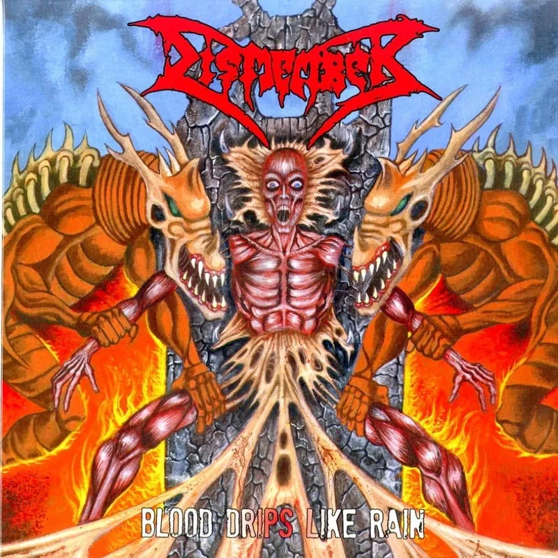 dismember-blood-drips-like-rain-2lp-vinyle-rouge image 1