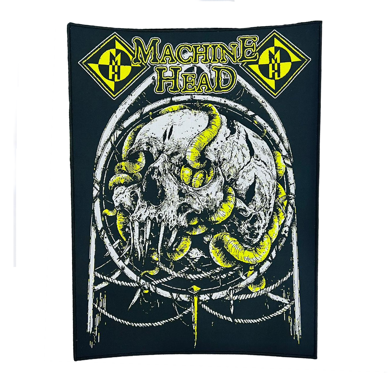 machine-head-rotten-backpatch-tiss-bordure-noire image 2