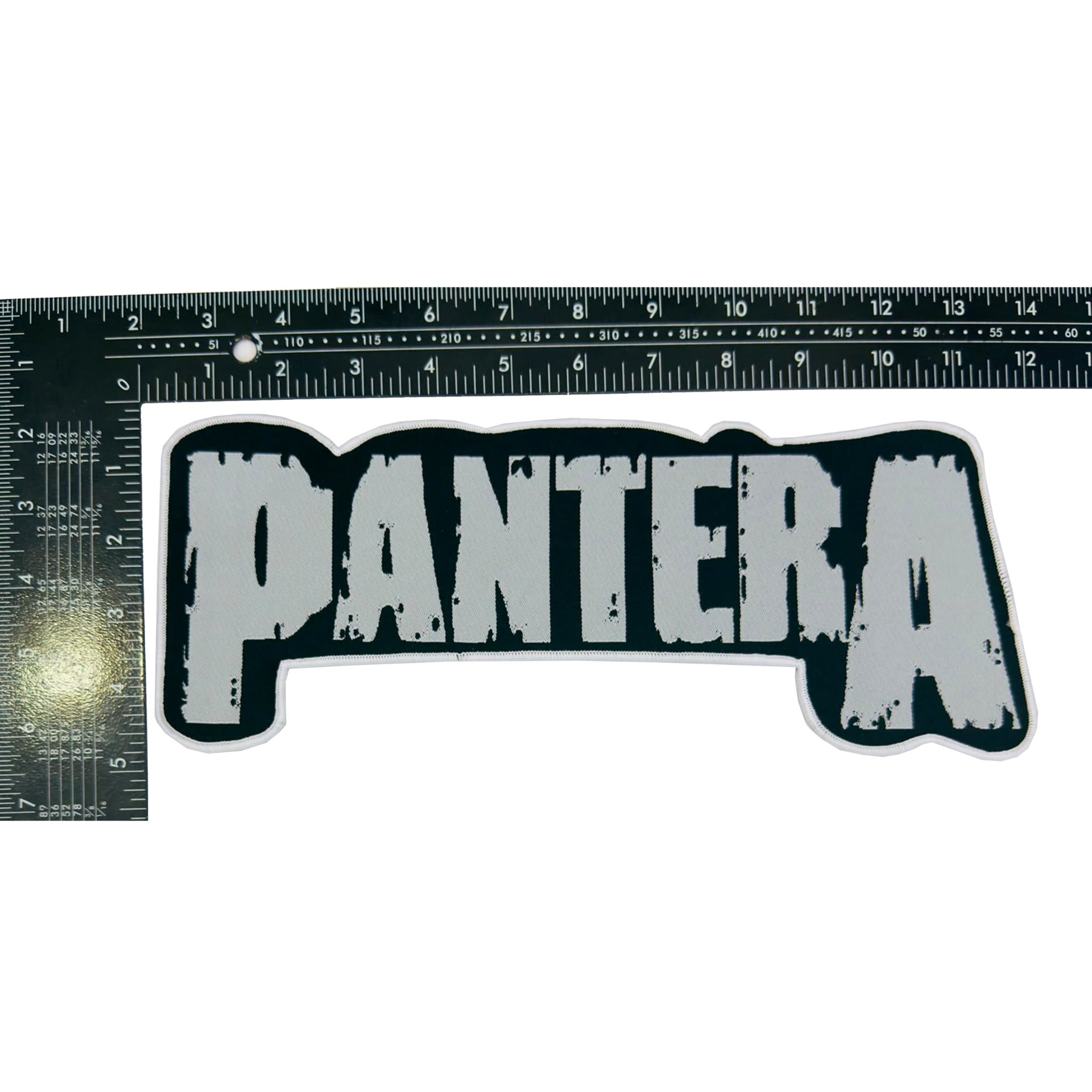 783punx-patch-pantera-logo-surdimensionn-tiss-bordure-noire image 5