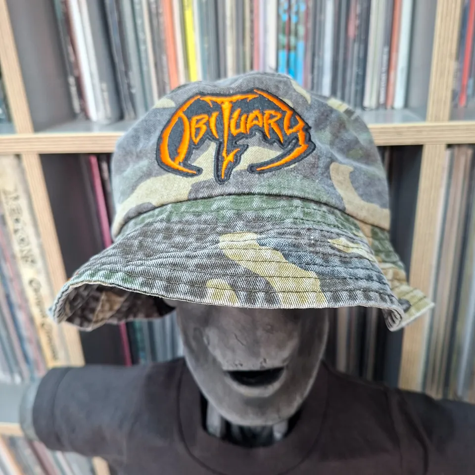 obituary-logo-bob-bucket-hat-camo-vert-taille-unique image 1