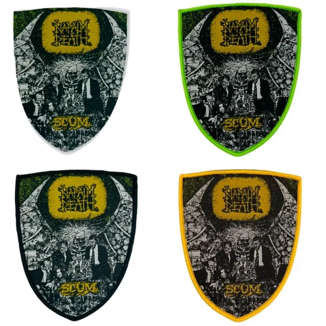 783punx-small-patch-napalm-death-scum-patch-tiss-bordure-blanche image 1