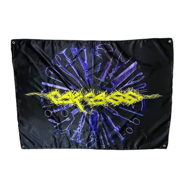 carcass-tools-of-the-trade-drapeau-mural-100x70-death-metal image 1