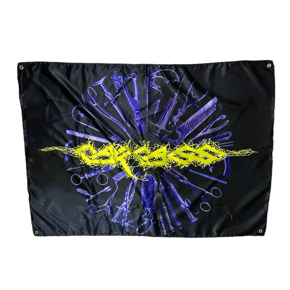 carcass-tools-of-the-trade-drapeau-mural-100x70-death-metal image 1