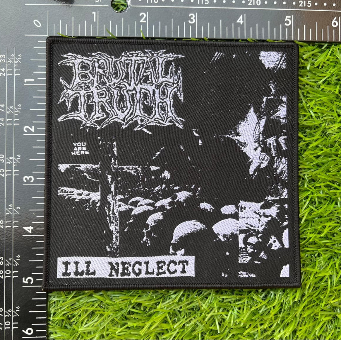 brutal-truth-ill-neglect-patch-tiss-bordure-noire-woven image 3