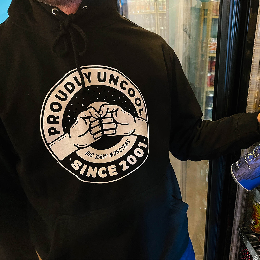 proudly-uncool-hoodie-sweat-capuche-noir-taille-l image 5