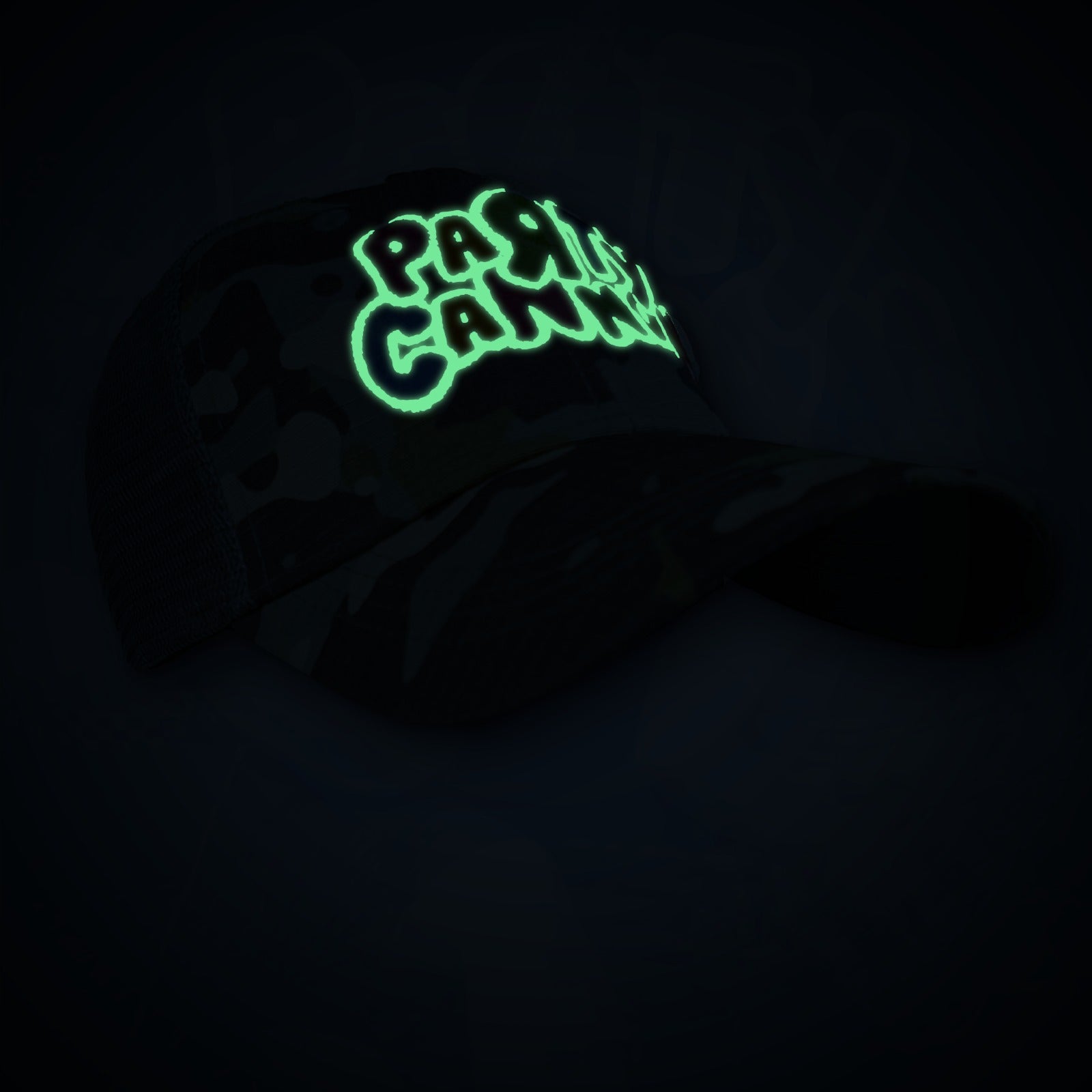 783punx-party-cannon-casquette-trucker-camo-vert-phosphorescente image 2