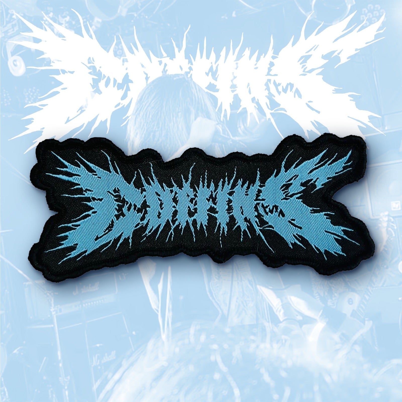 coffins-logo-shaped-patch-tiss-bordure-noire image 2